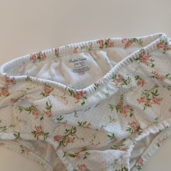 Ralph Lauren Baby Girls Floral Polo Dress and Bloomer - Picture 10 of 11